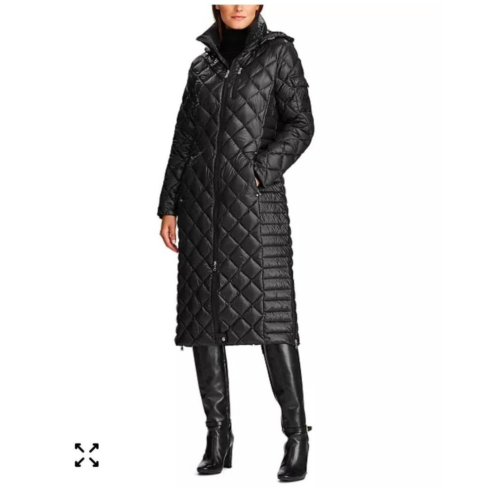 Lauren Ralph Lauren Black Quilted Puffer Coat